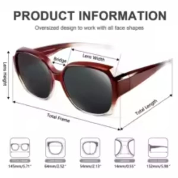 surlunettes3 Women’s Polarized Fit-Over Sunglasses - Image 6